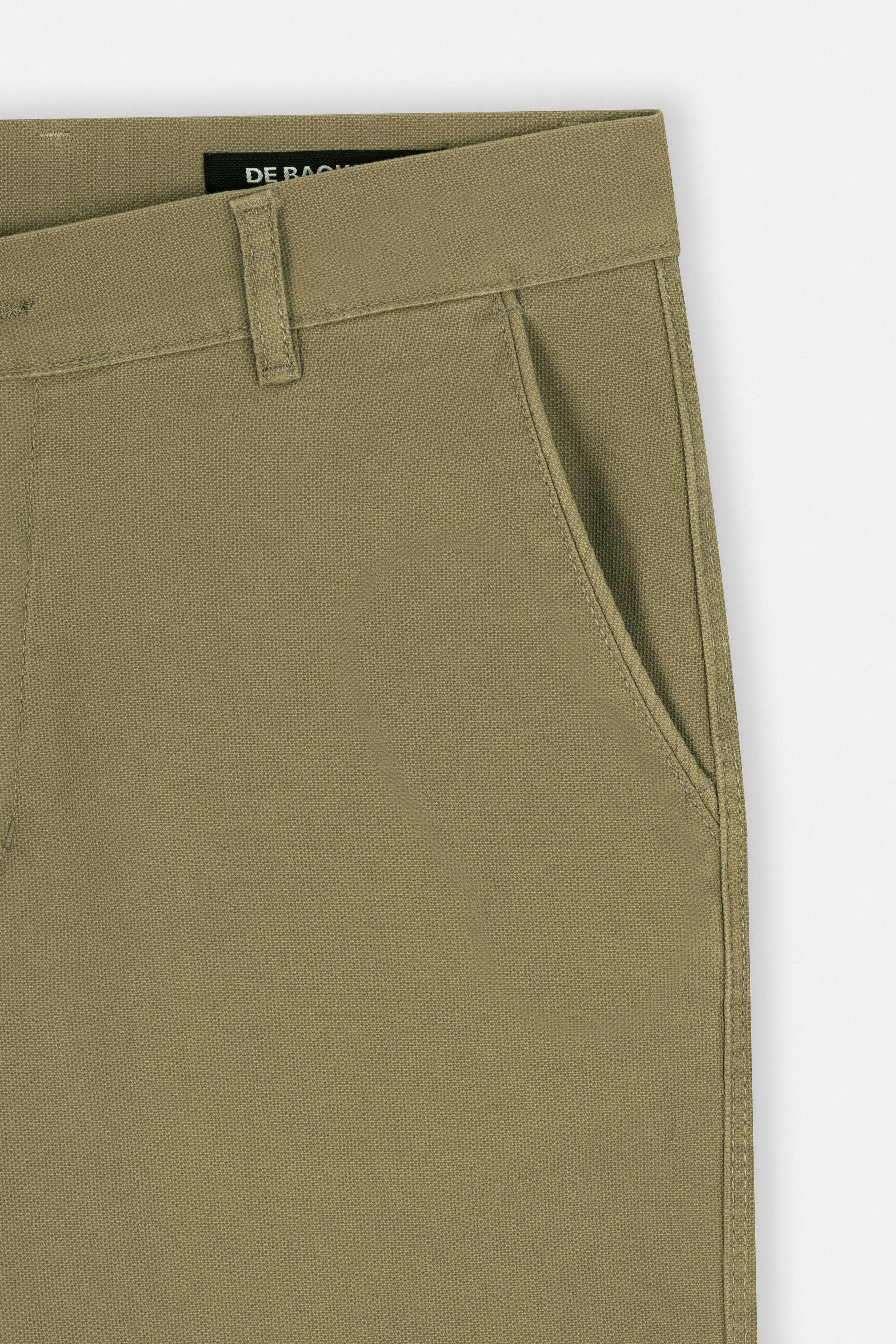 Pique Coffee Gabardine Pant - Image 2