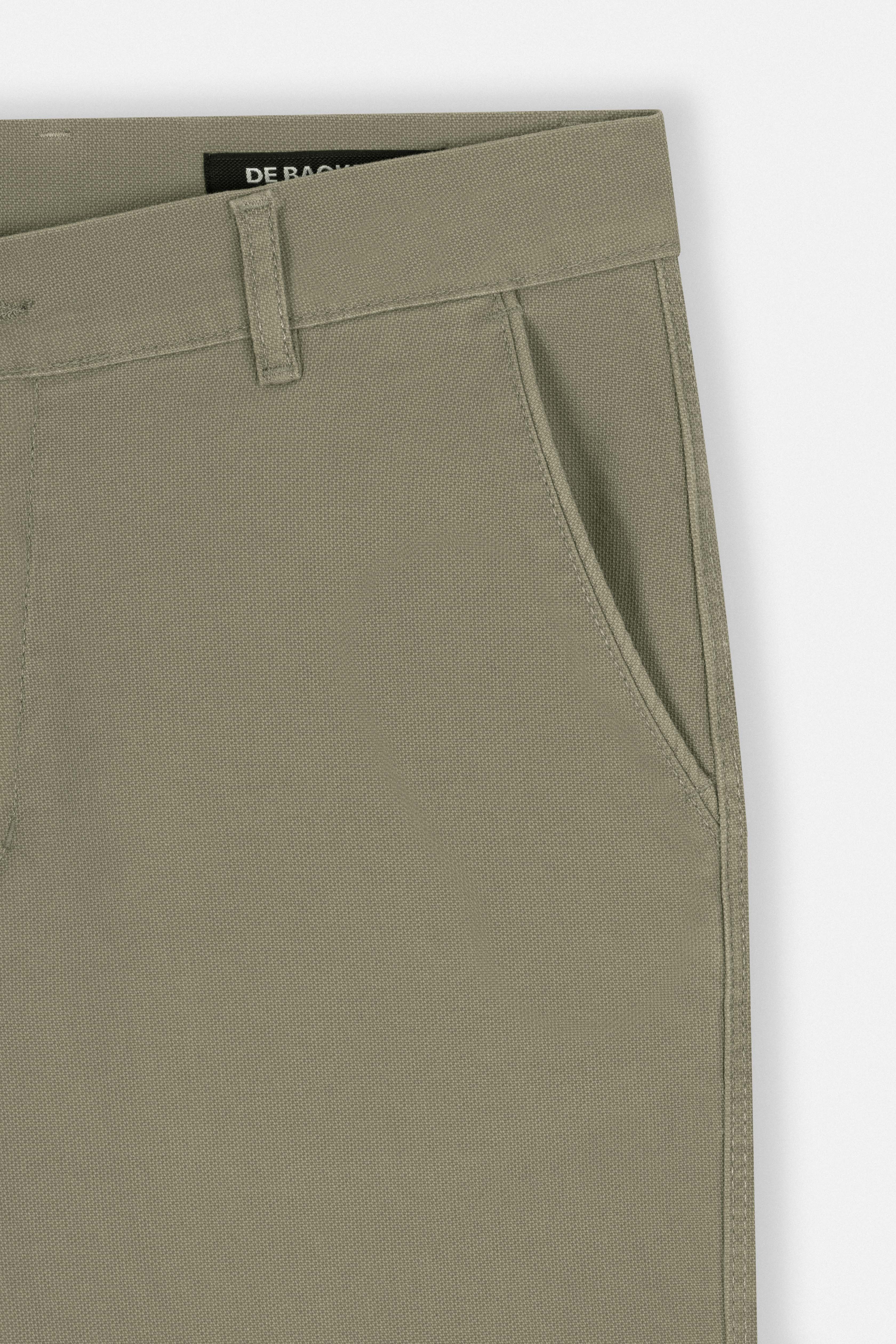 Pique Coffee Gabardine Pant - Image 2
