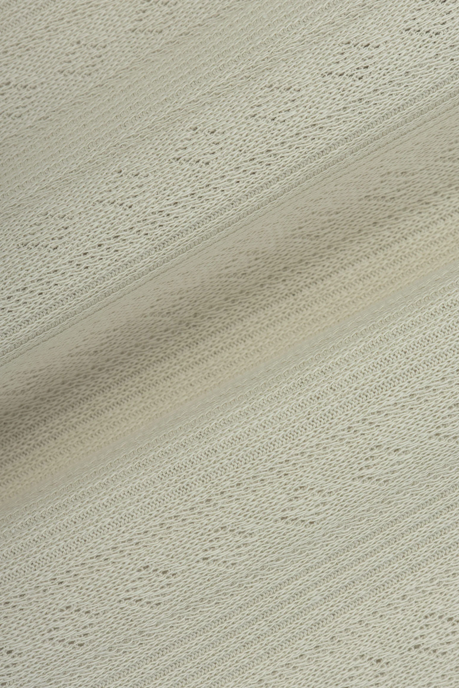 Pique Jacquard  Beige Cotton Polo - Image 5