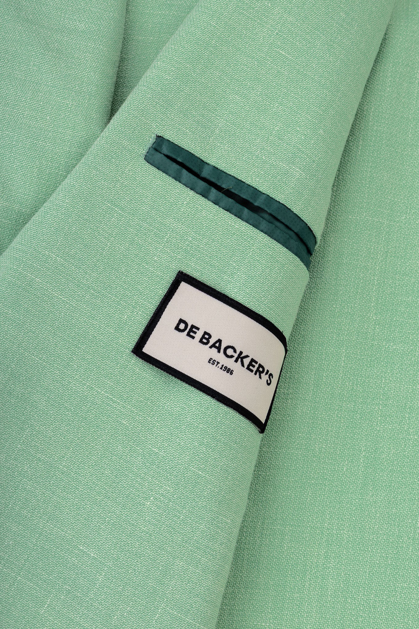 Pistachio Casual Linen Blend Blazer - Image 4