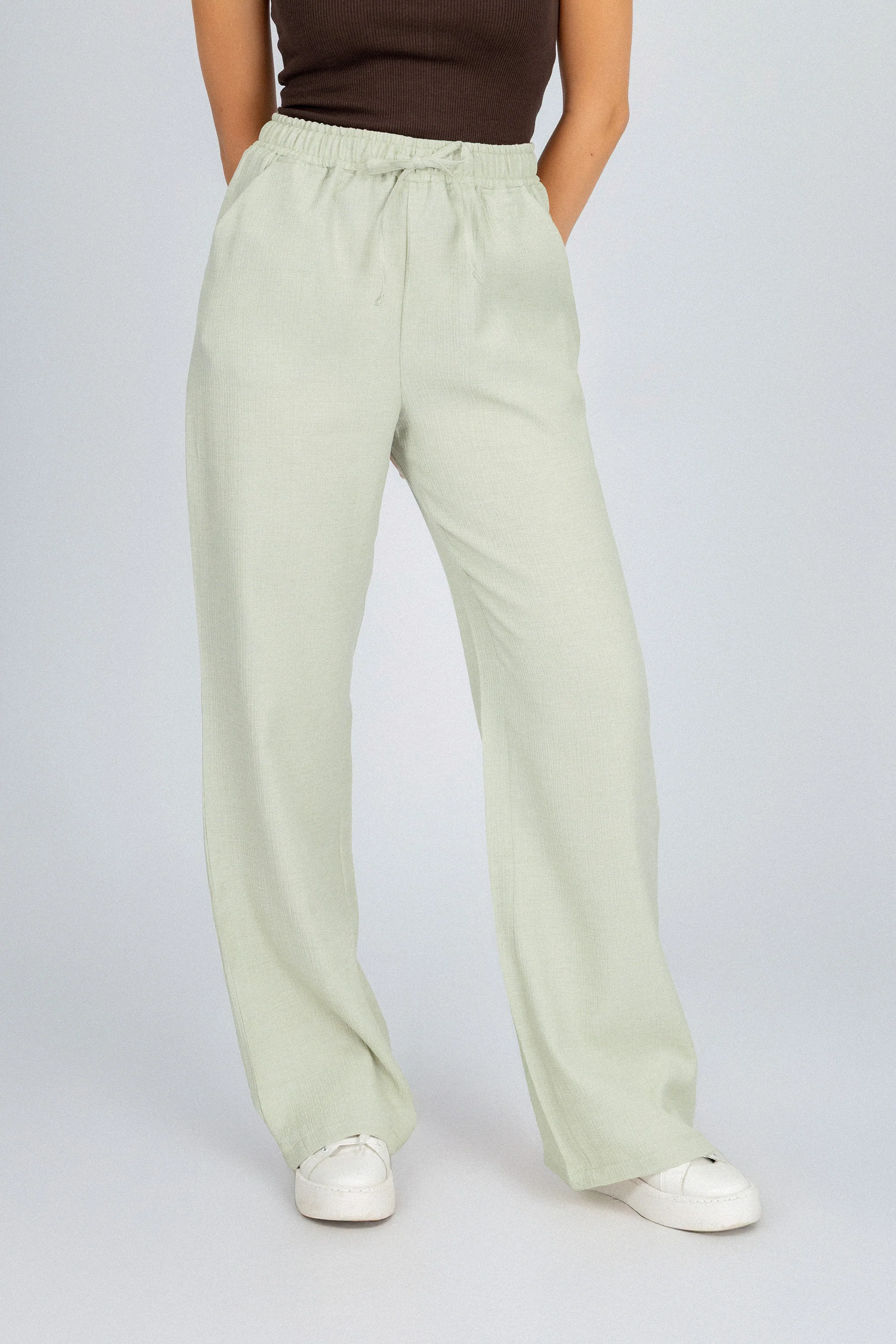 Pistachio Wide Leg Pant - Image 3
