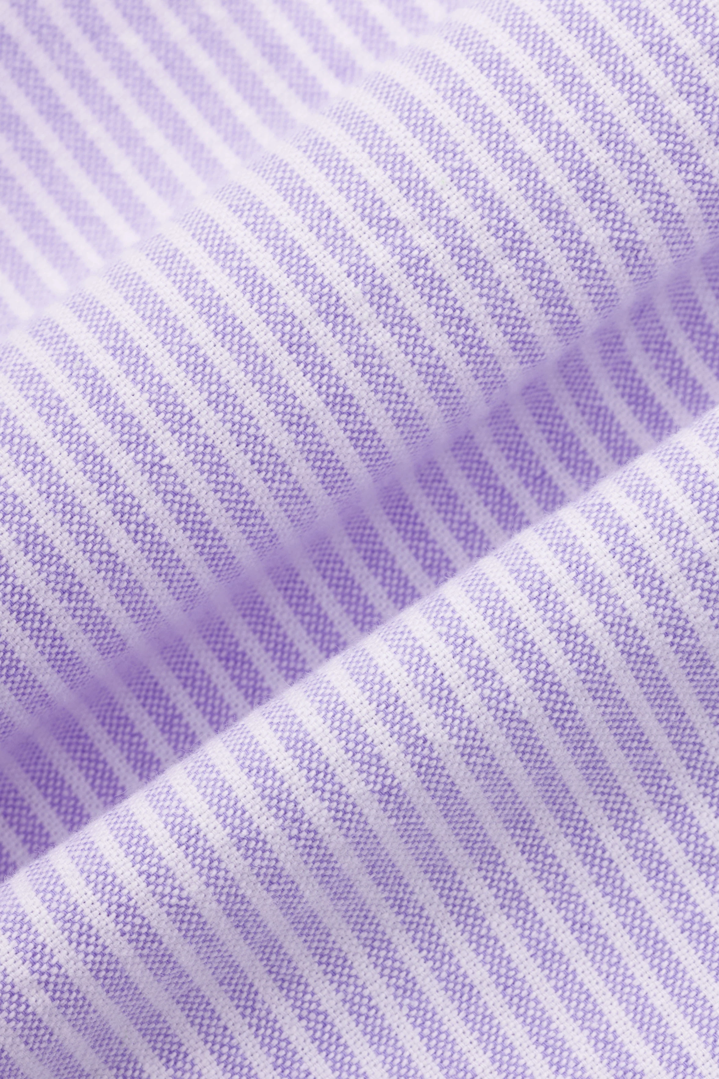 purple Striped Smart Casual Shirt - Image 4