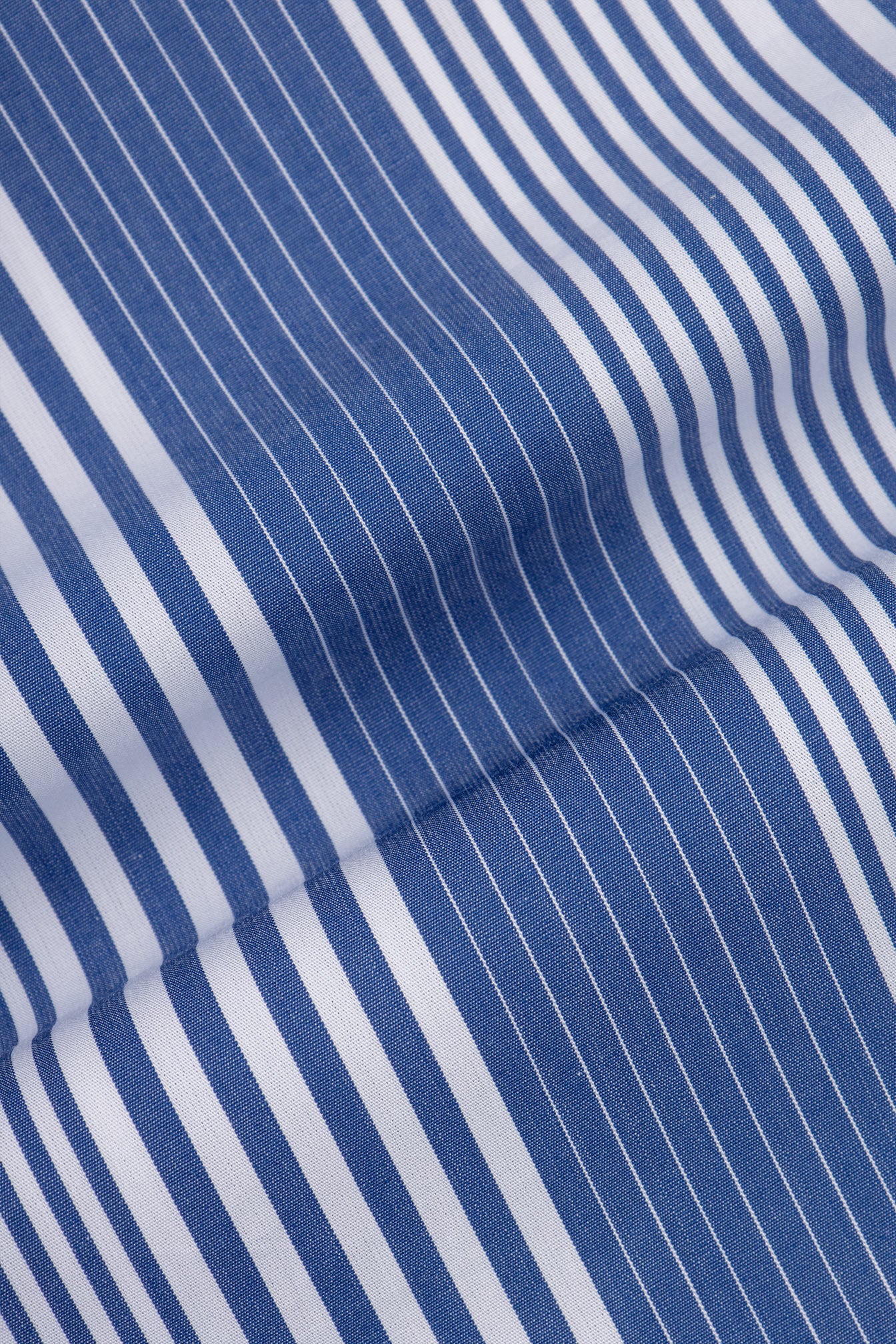 Striped Blue Casual Shirt - Image 4