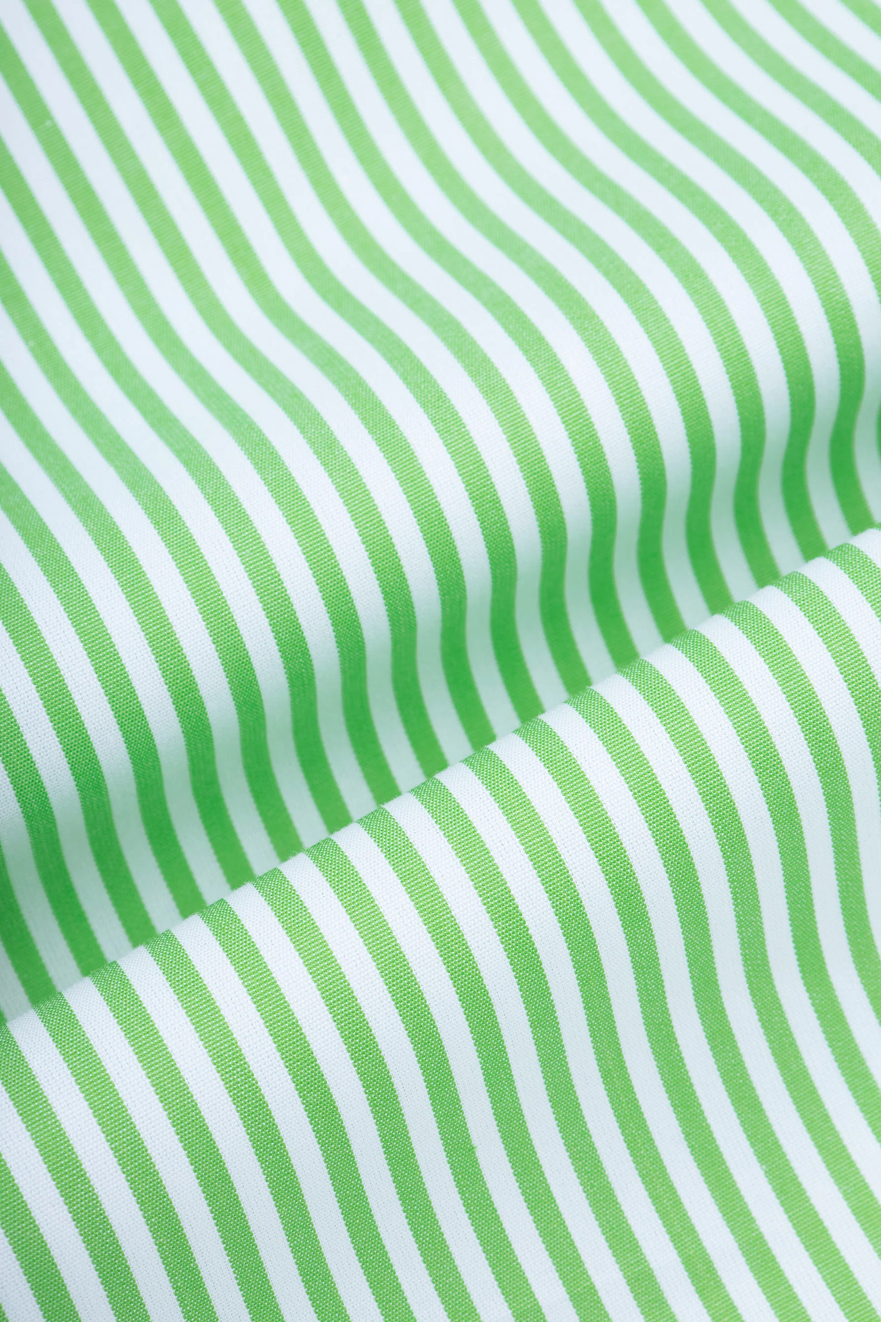 Striped Light Green Smart Casual Shirt - Image 7
