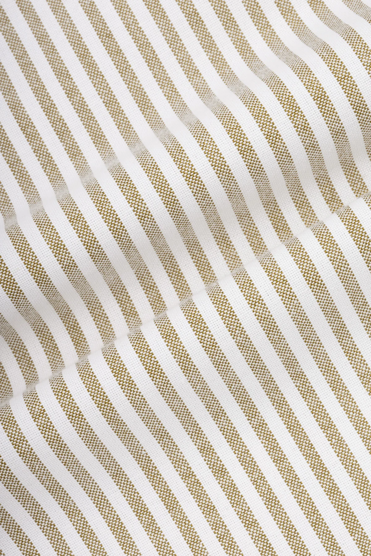 Striped Oxford Beige Casual Shirt with Pocket - Image 7