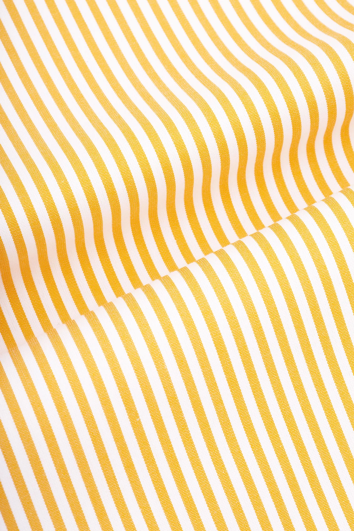 Striped Yellow Smart Casual Shirt - Image 4