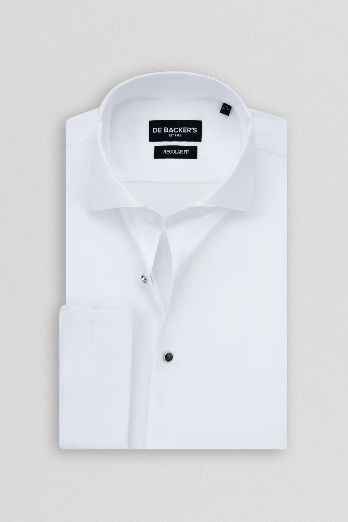 White Bamboo Blend Wingtip Shirt
