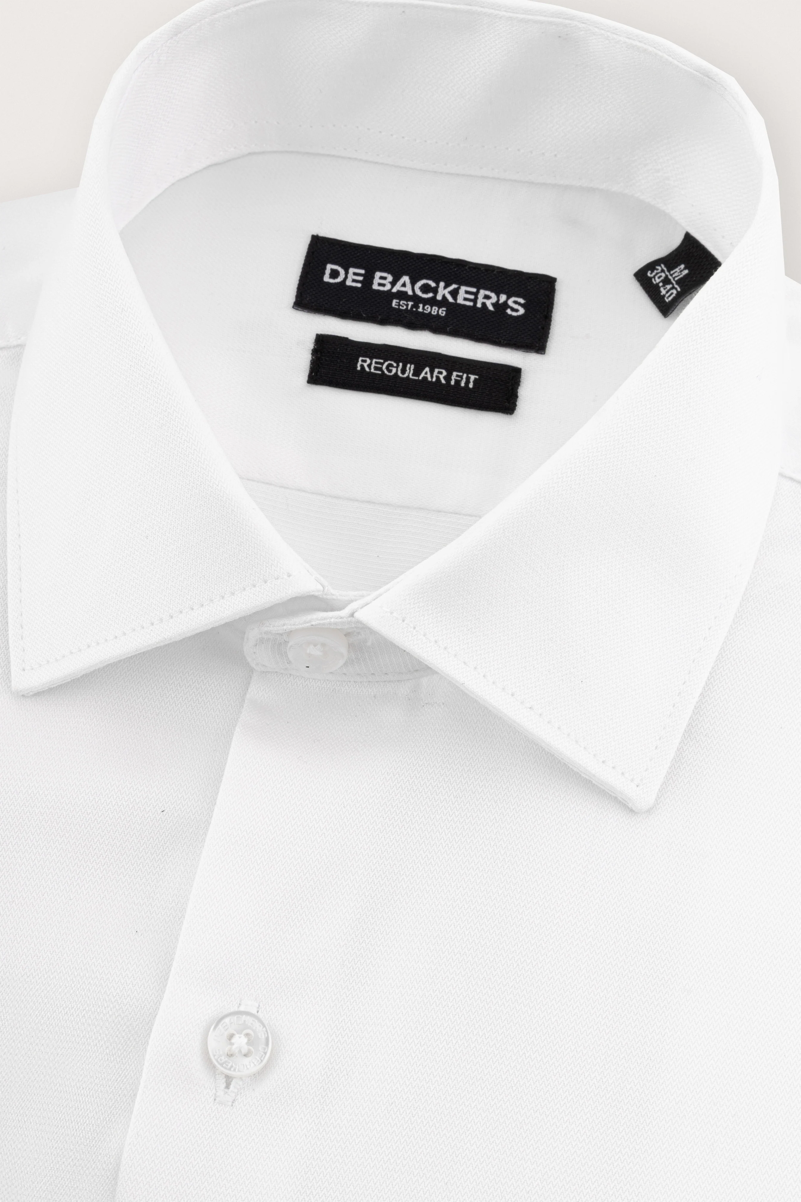 White Basic Classic Shirt - Image 2