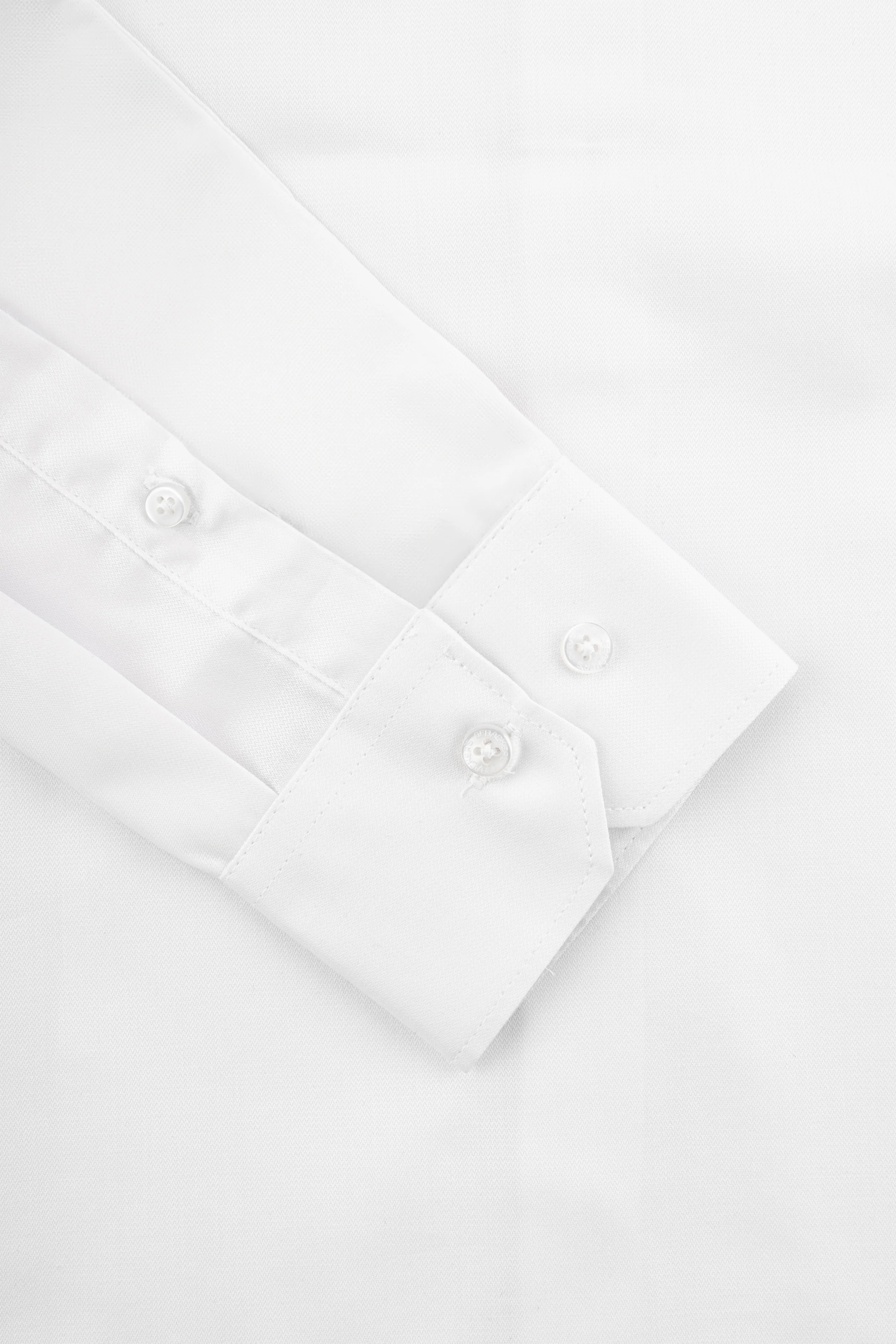 White Basic Classic Shirt - Image 4