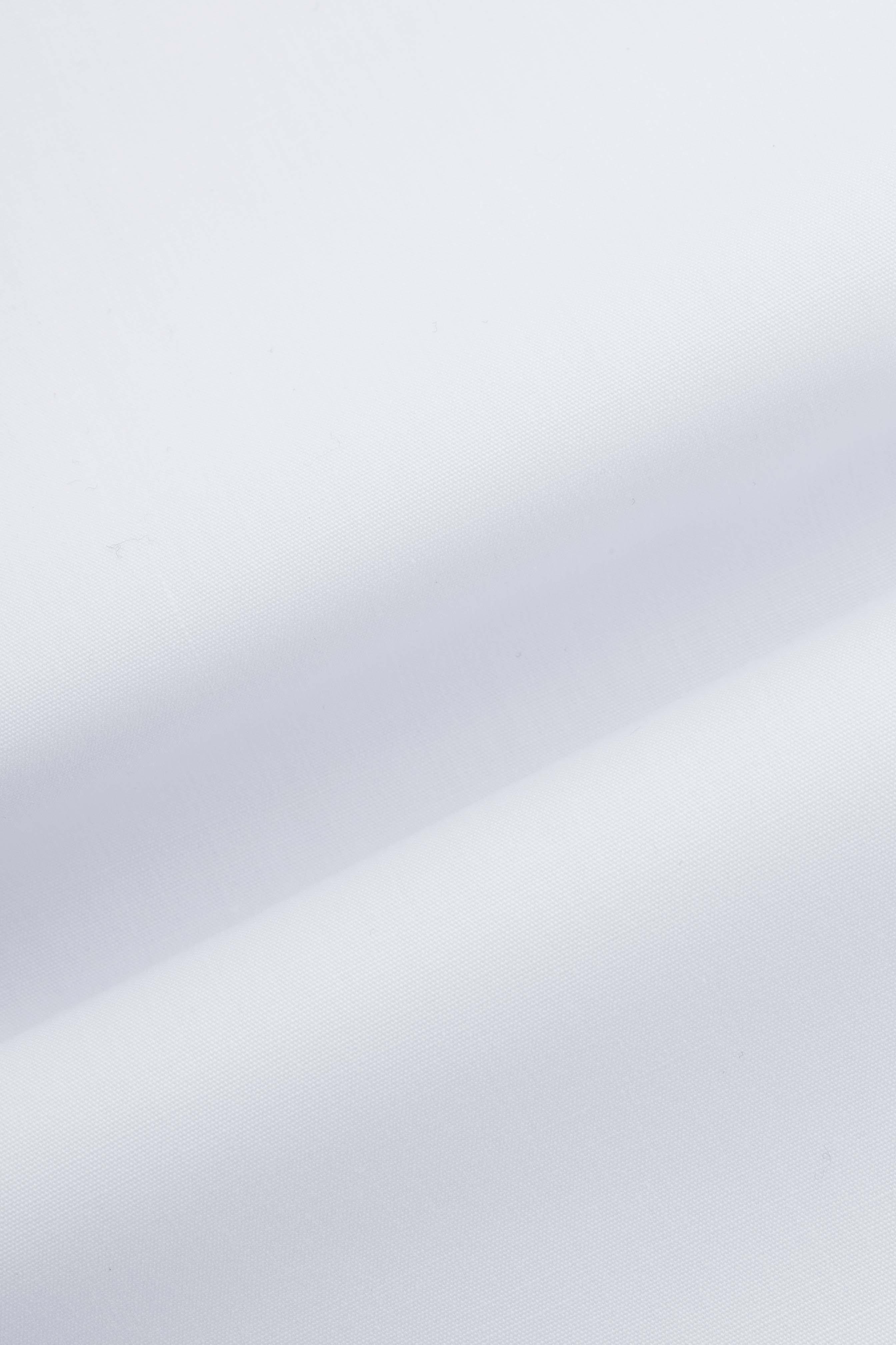 White Dacron Basic Classic Shirt - Image 3
