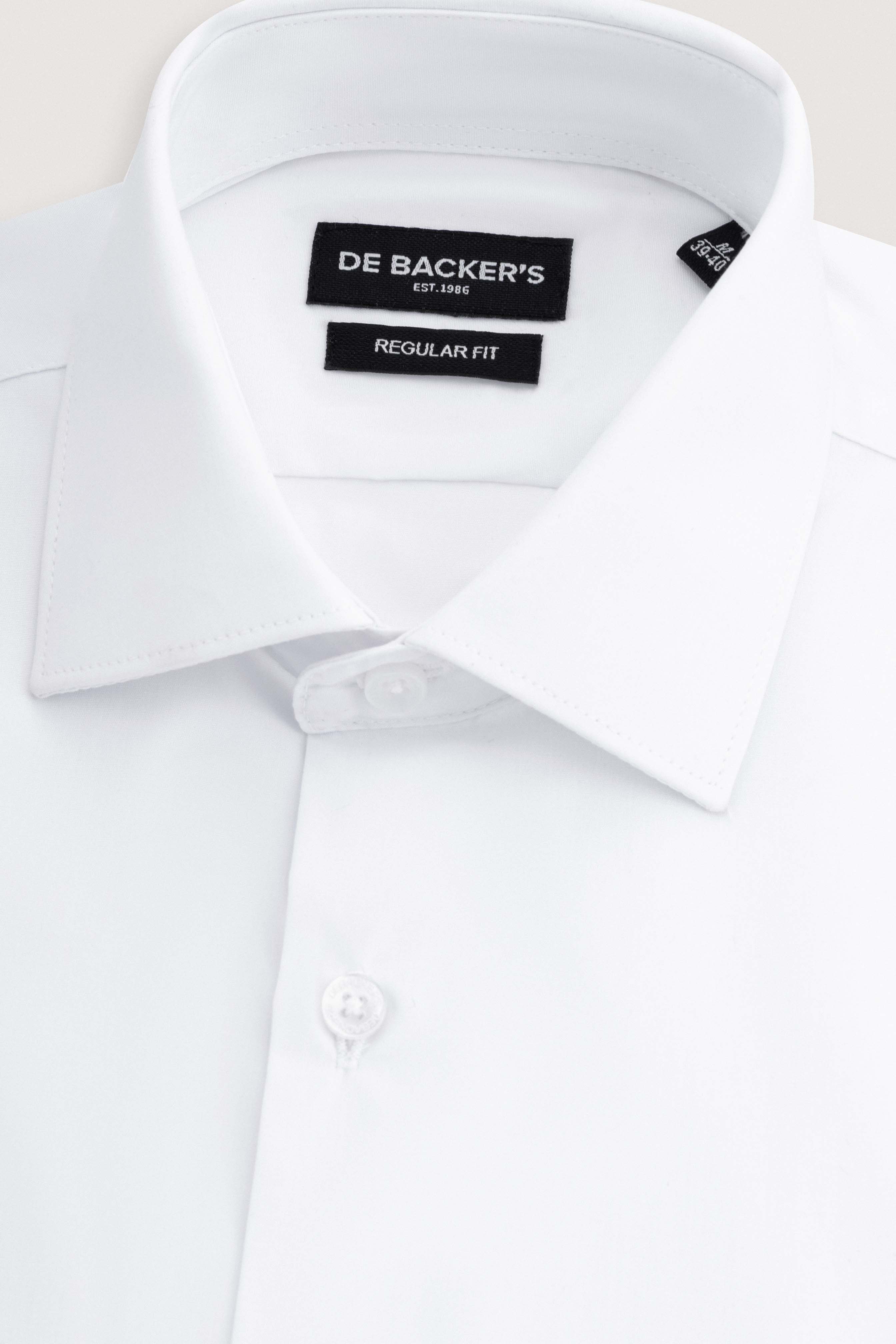 White Dacron Basic Classic Shirt - Image 4