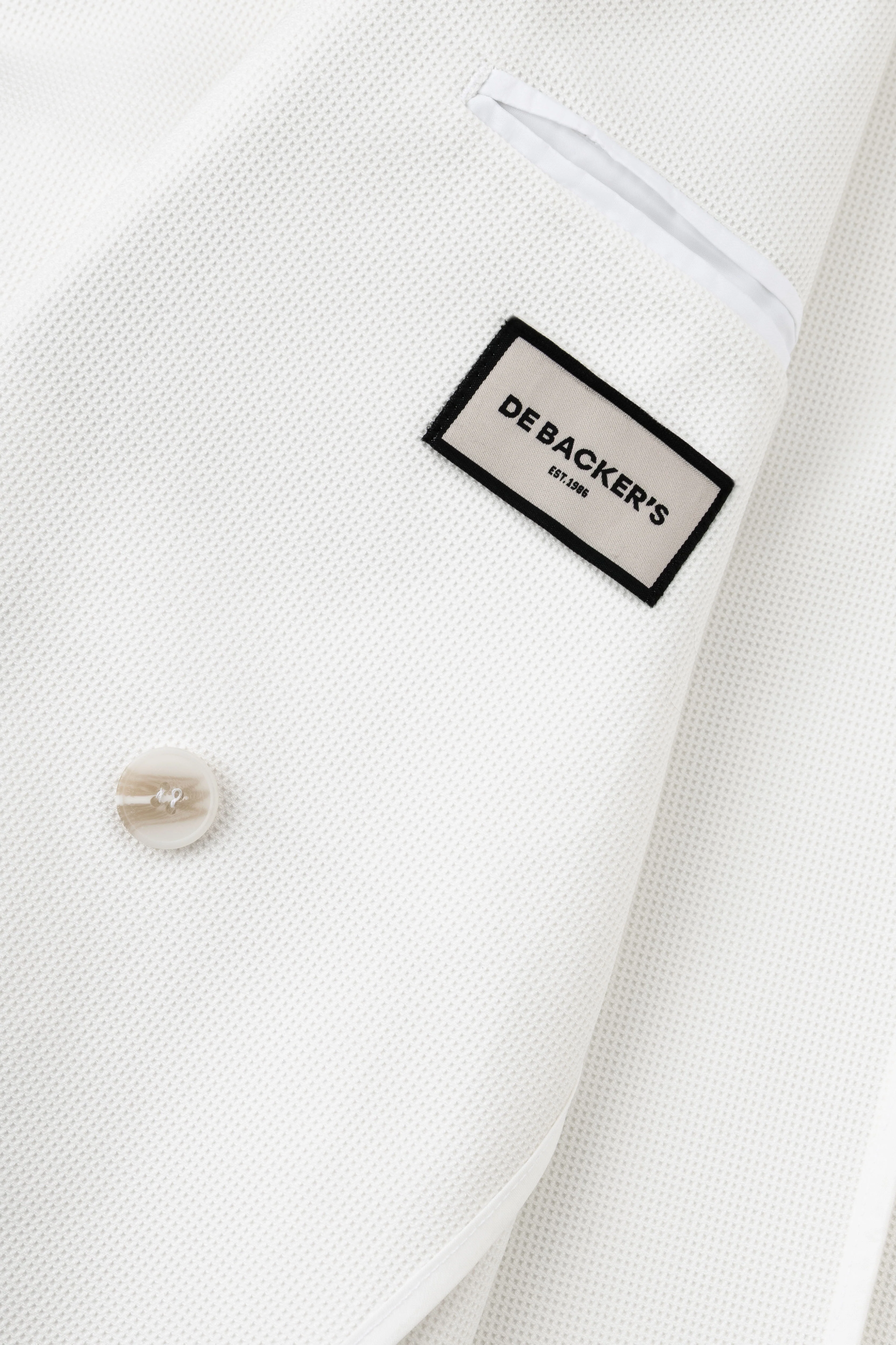 White patterned Casual Blazer - Image 4