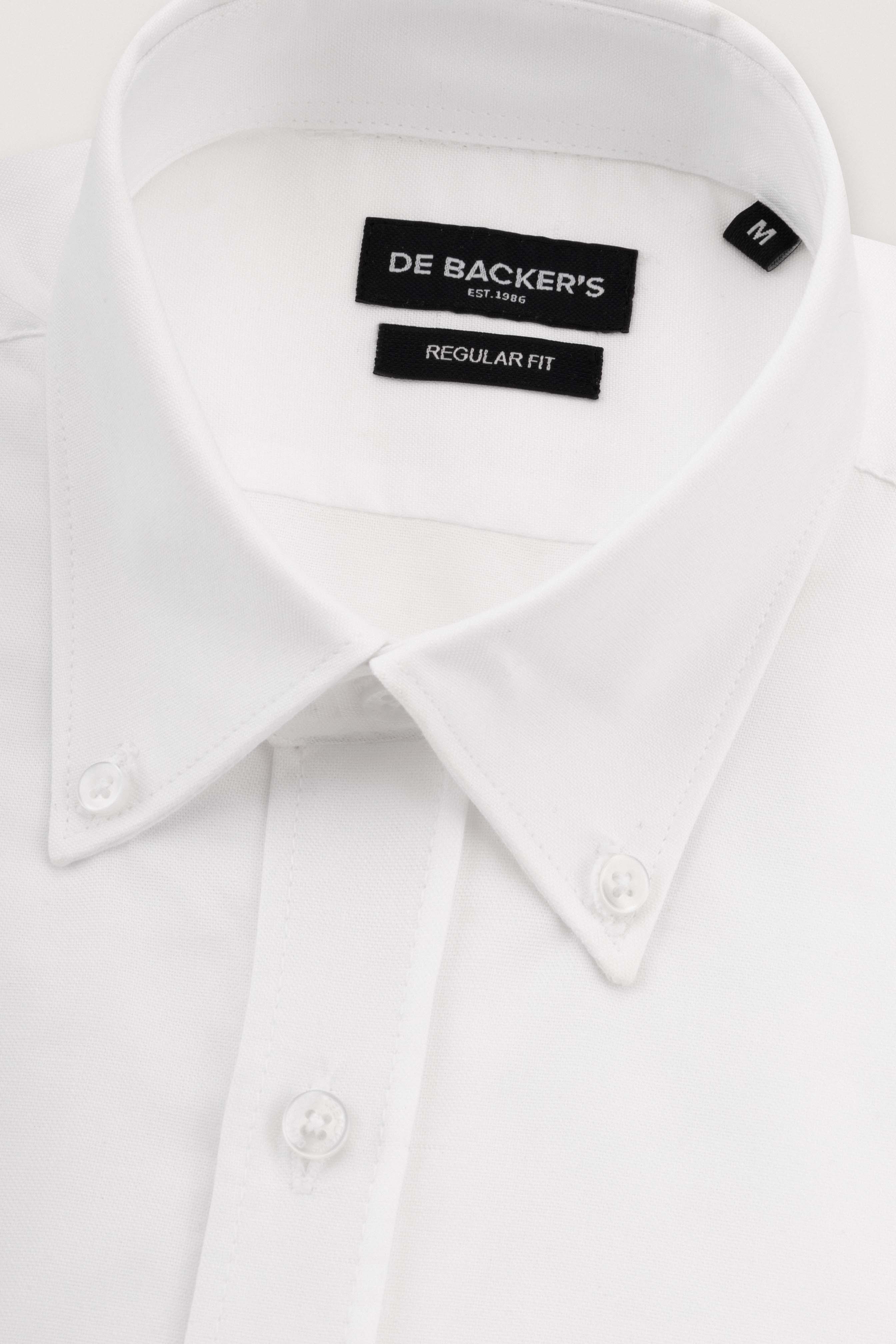 White Smart Casual Short Sleeves Shirt - Image 2