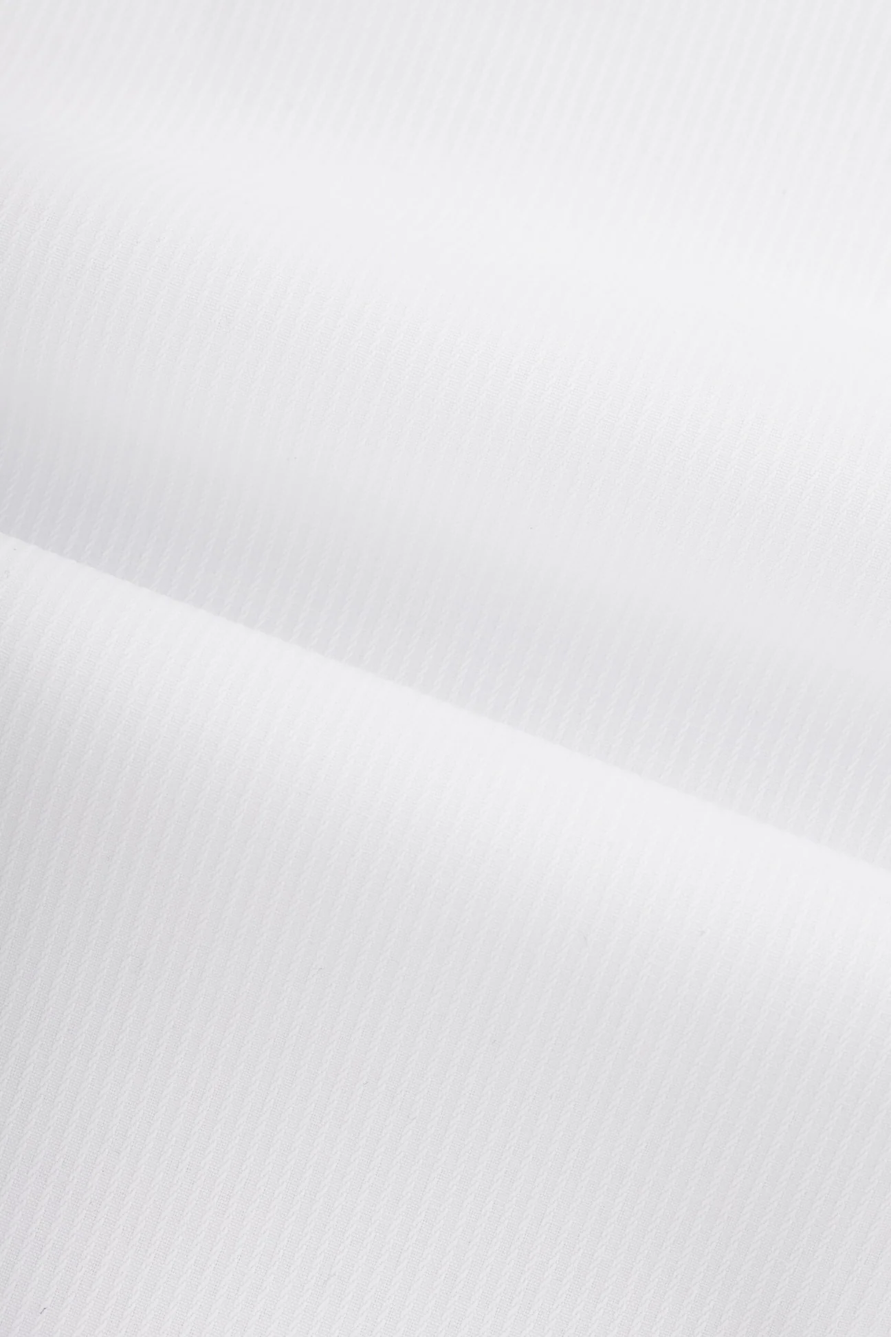 White Textured Basic Classic Shirt - Image 3